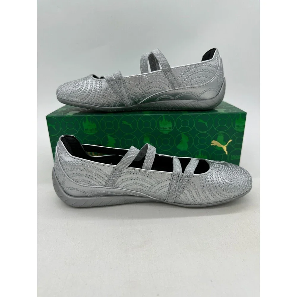 Puma Speedcat Ballet Wicked Women's Size 6.5 Grey Silver Shoes 407135 01